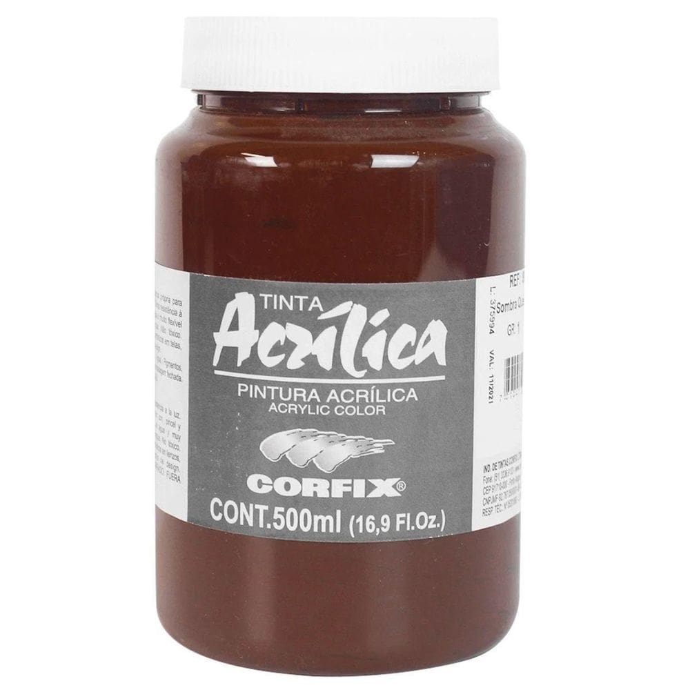 Tinta Acrilica Corfix G1 83 Sombra Queimada 500Ml