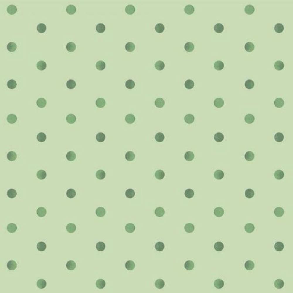 Papel De Parede Infantil Bolinhas Verde Degrade
