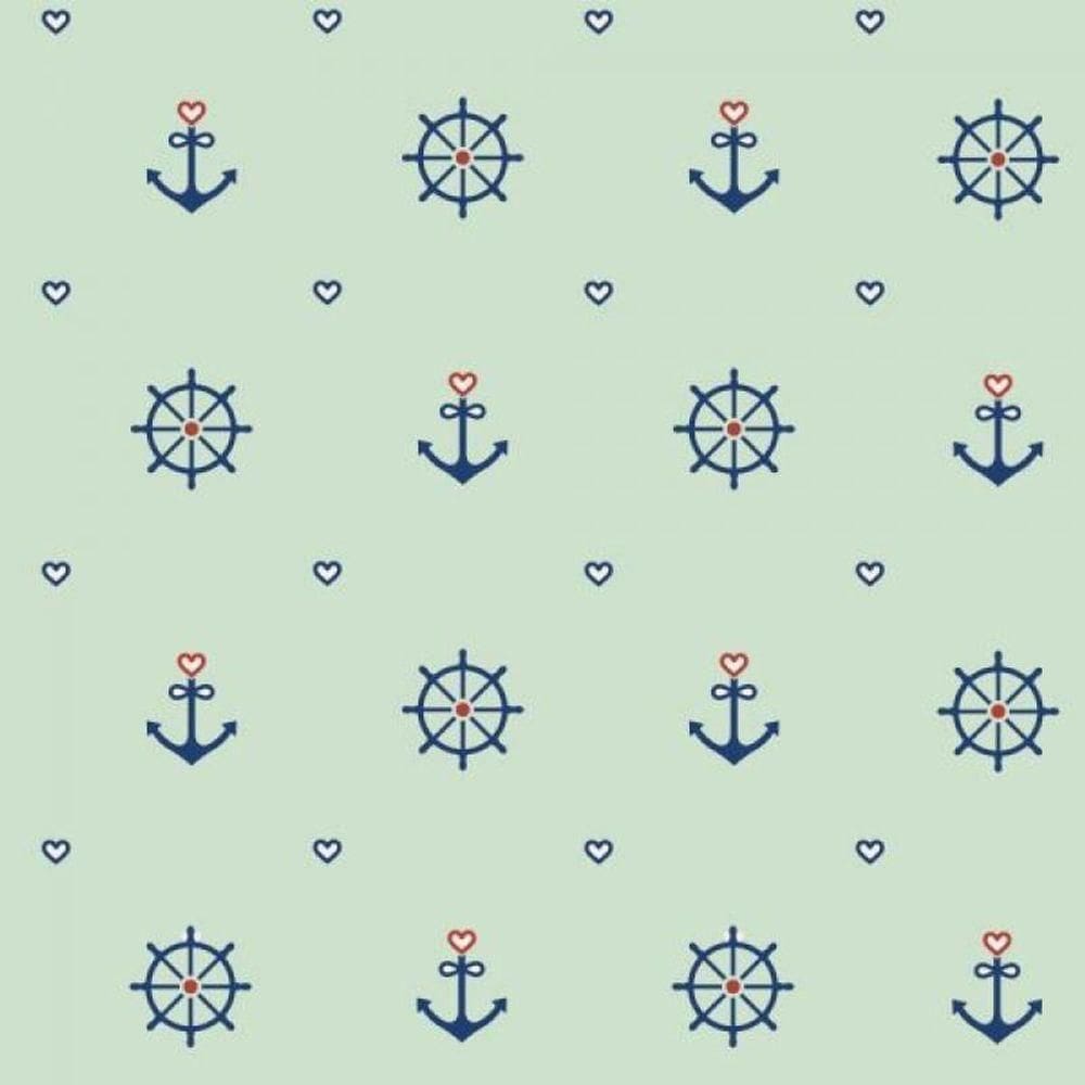 Papel De Parede Infantil Marinheiro Verde