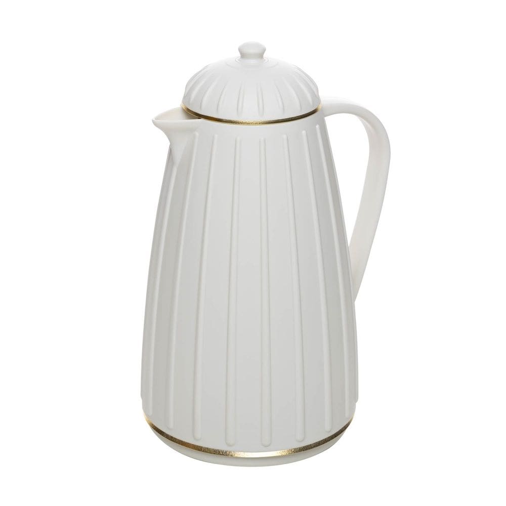 Garrafa Térmica de Plástico para Café/Chá Carrossel Branca 1 Litro Wolff