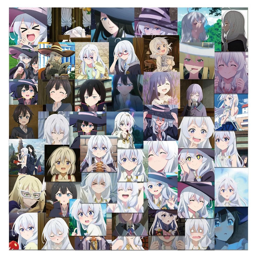 Adesivos Wanderings Witchs Journeys Of Elainas 62 unidades/lote