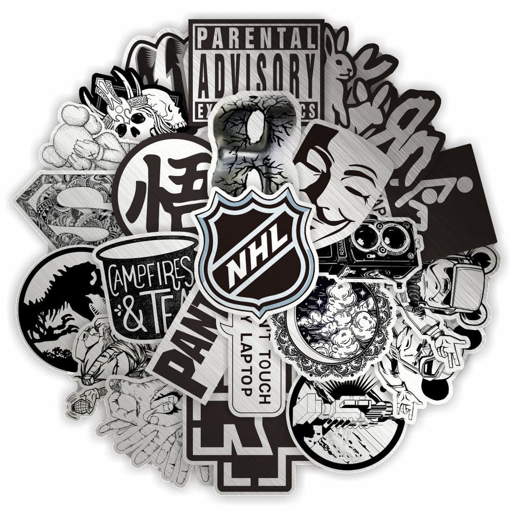 Adesivos V for Vendetta Waterp 50 unidades para laptop, garrafa, etc