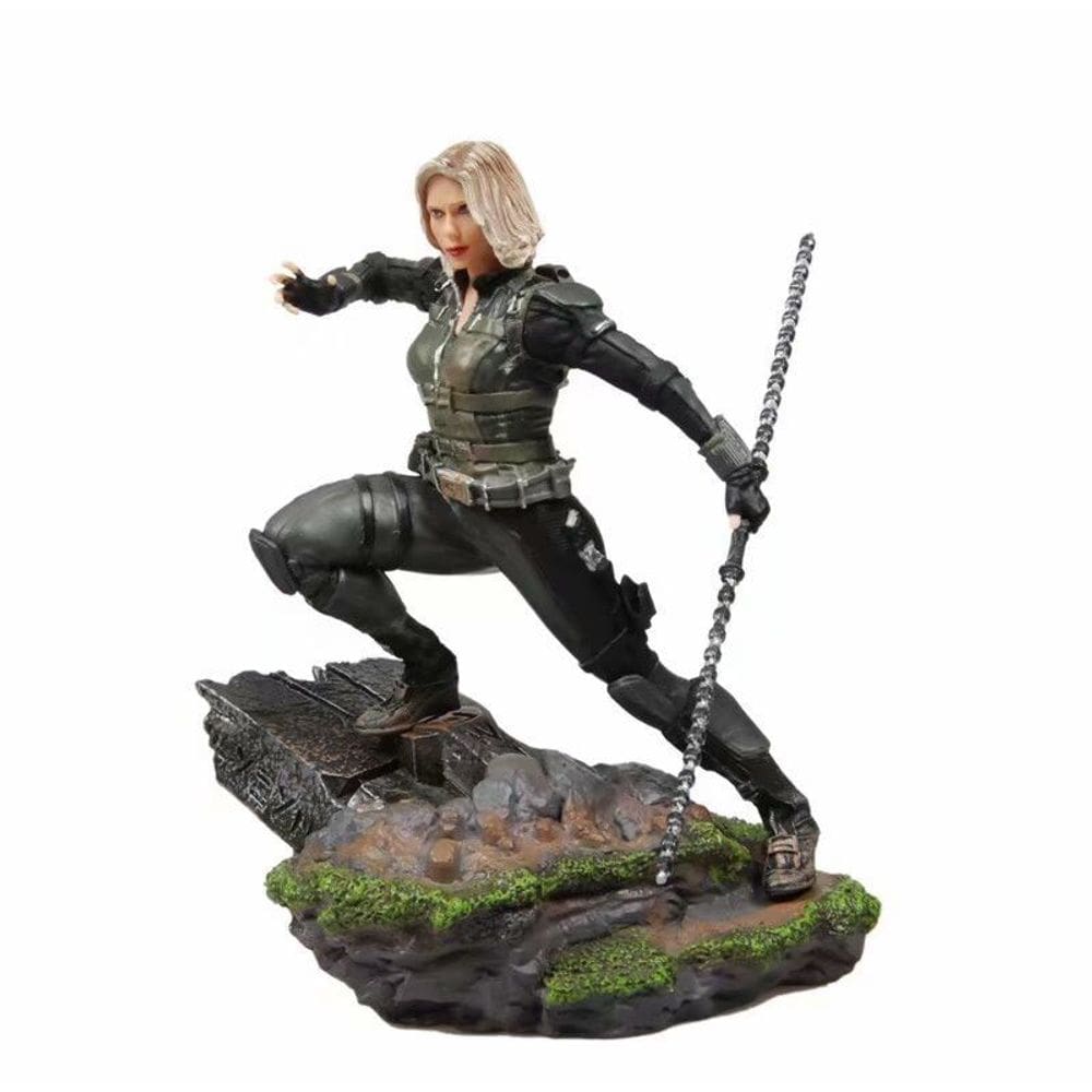 Figura de anime, brinquedo, modelo colecionável, estátua, viúvas negras, 18 cm