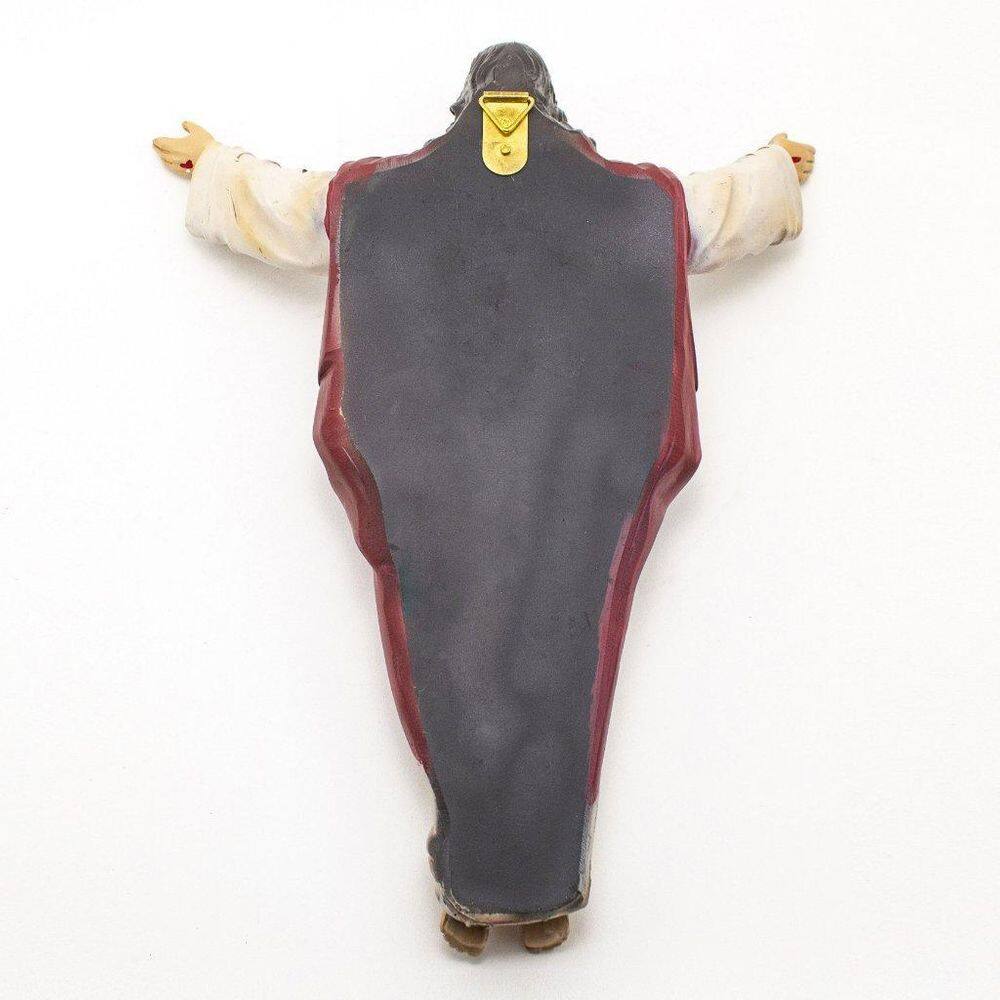 Imagem Jesus Ressuscitado Parede Importado Resina 38 Cm