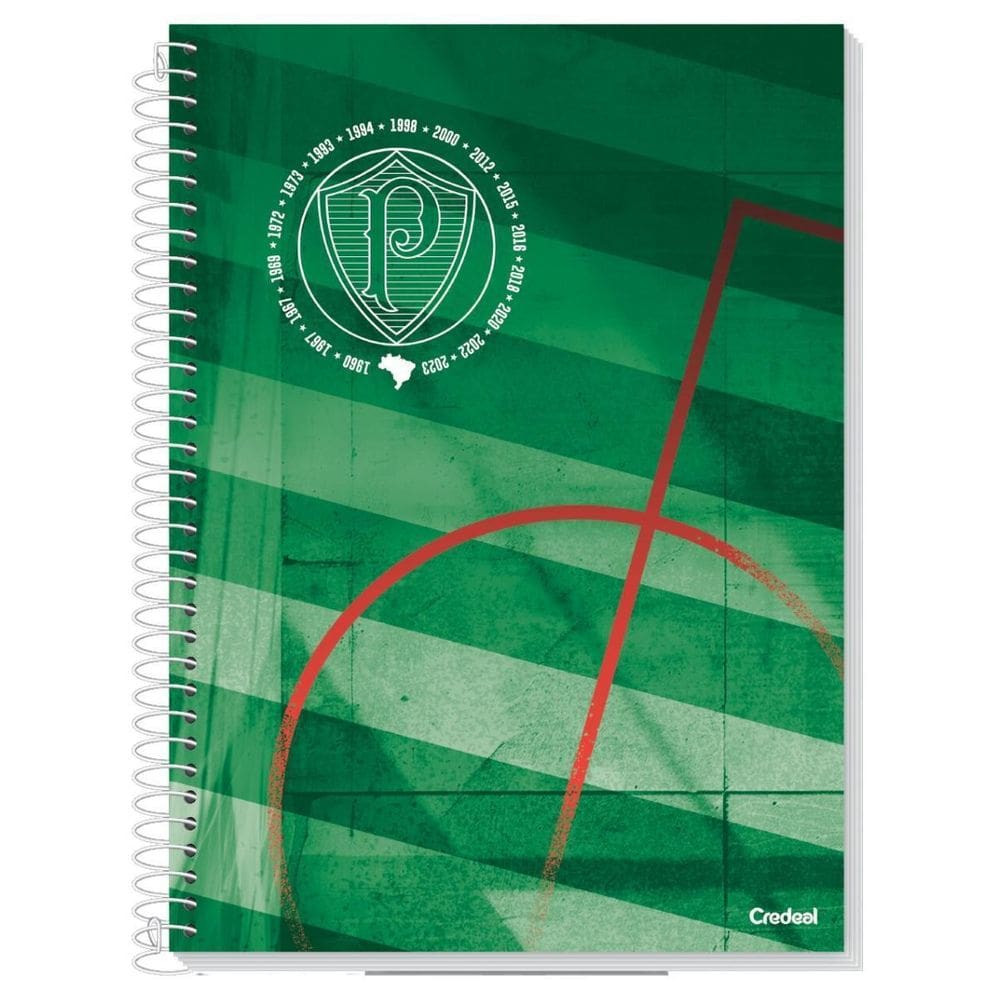 Caderno Espiral Capa Dura 1 Matéria 80F Escolar