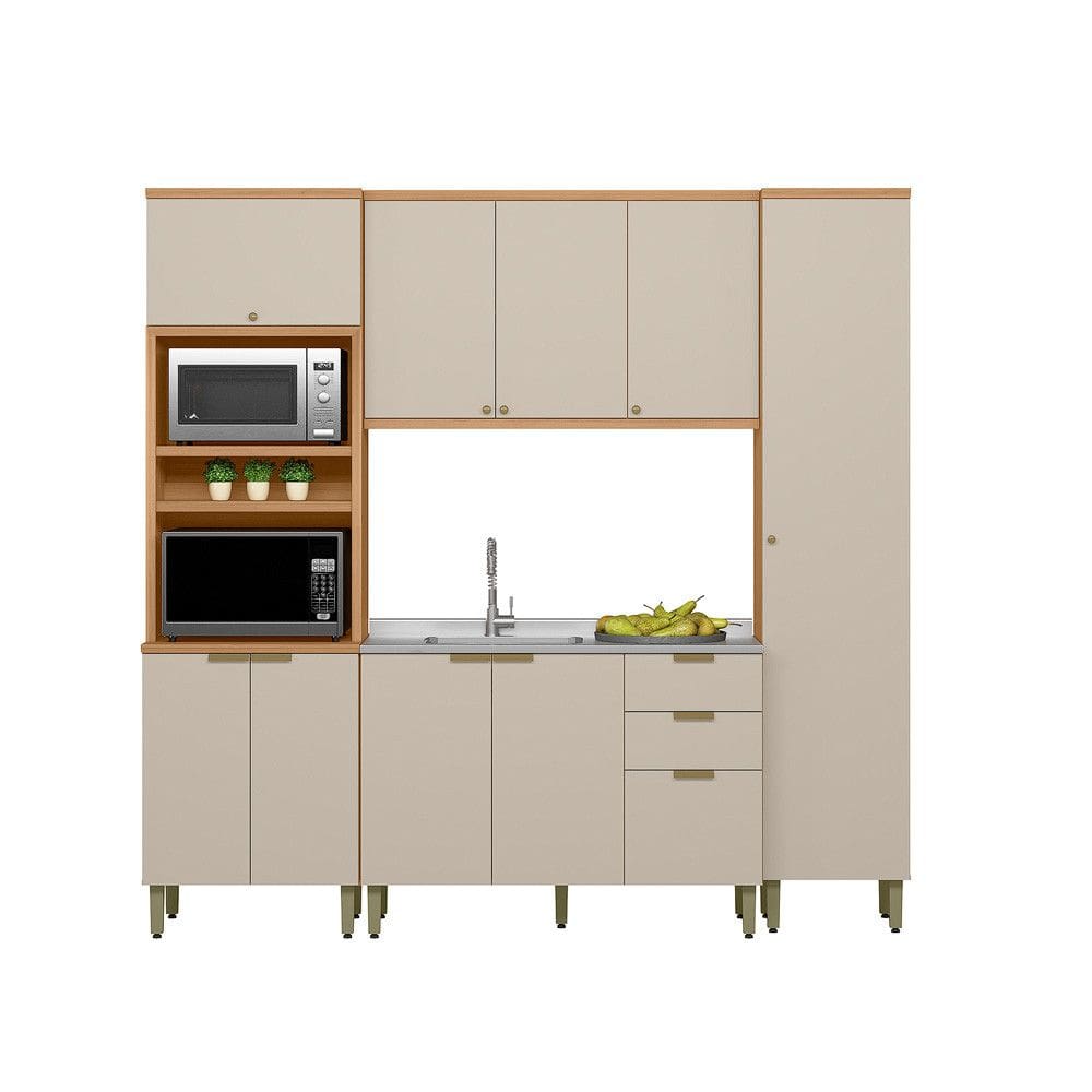 Cozinha 4 Pecas com Torre Quente e Paneleiro Selene Linea Brasil