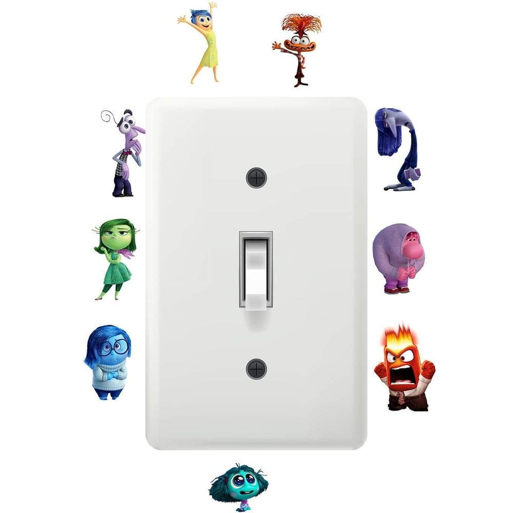 Kit Com 06 Adesivos Para Interruptor Divertidamente