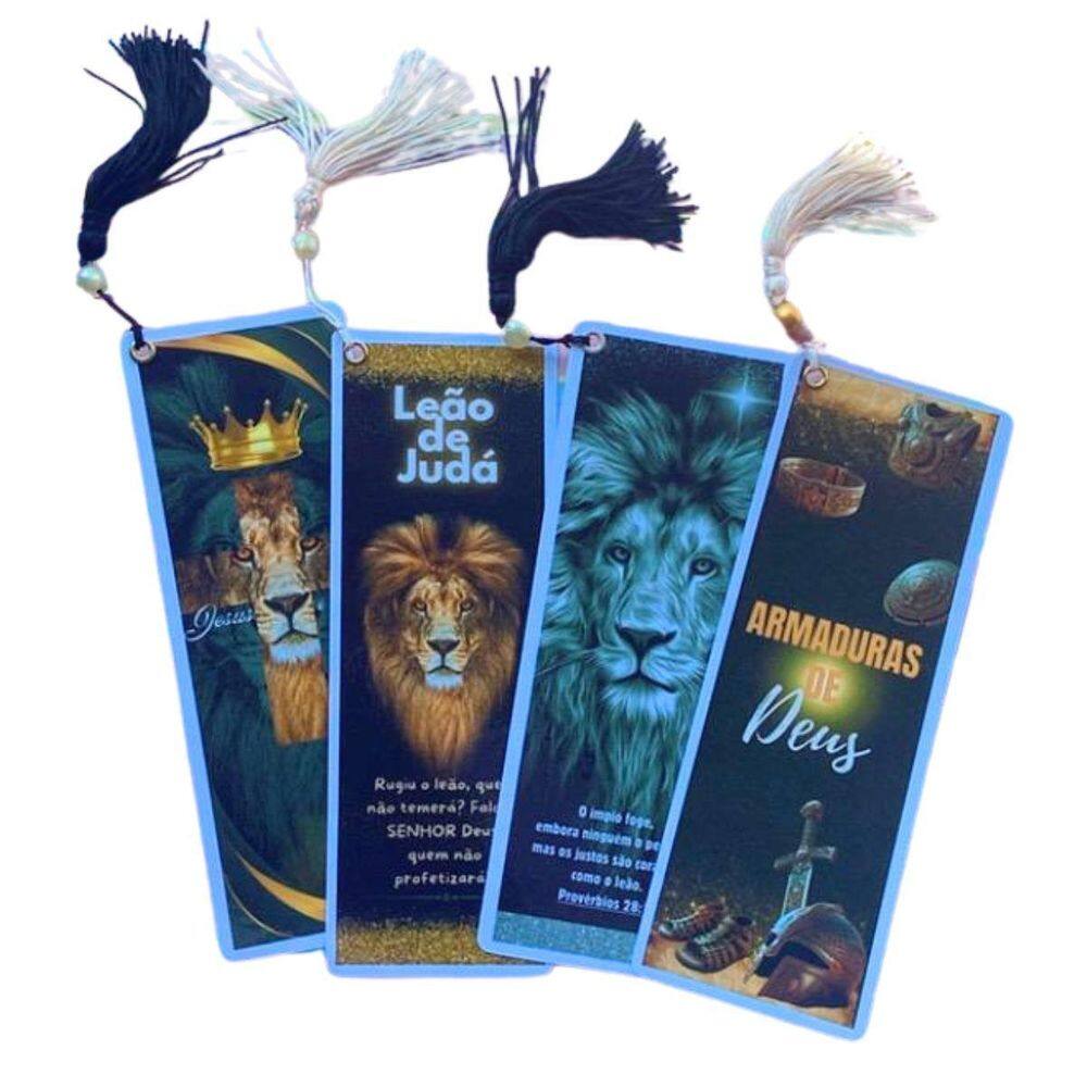 Kit 5 Marcador Paginas Grande Personalizado Bíblia Coleção