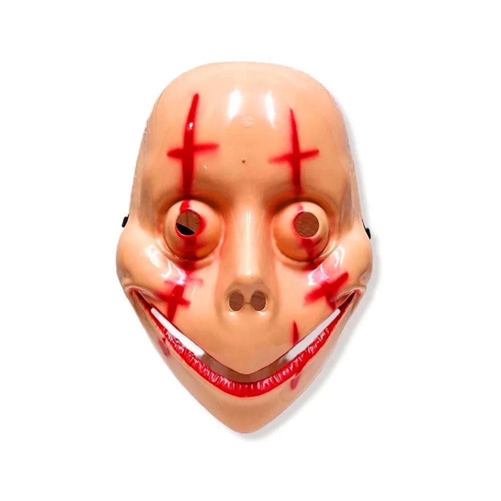 Máscara Momo Terror Sangue Plástico Halloween