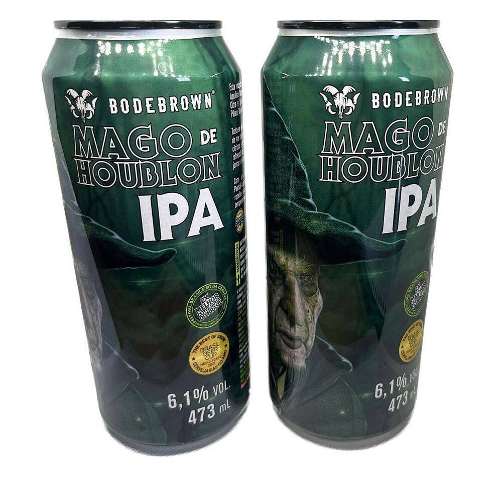 Kit 2 Cervejas Ipa Bodebrown Mago Houblon Dry Hopping 473Ml