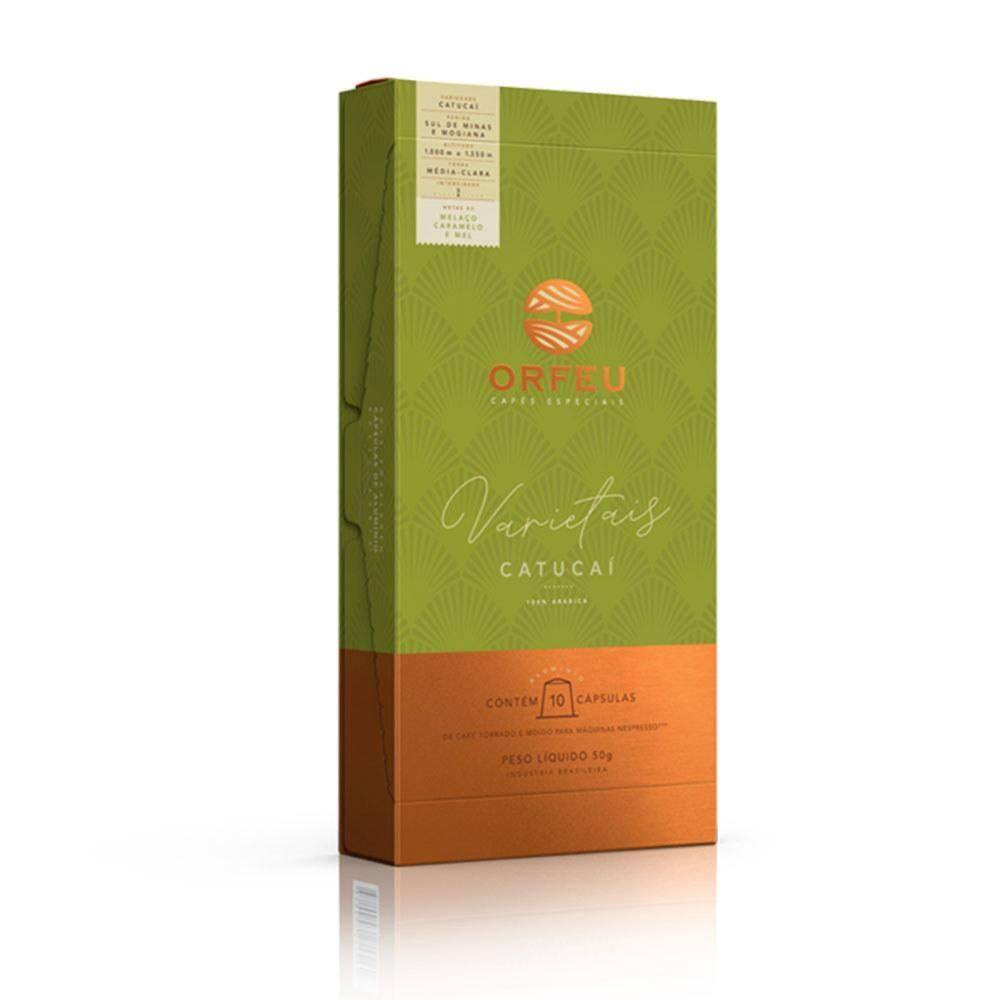 10 Cápsulas Café Orfeu Nespresso Catuaí Amarelo