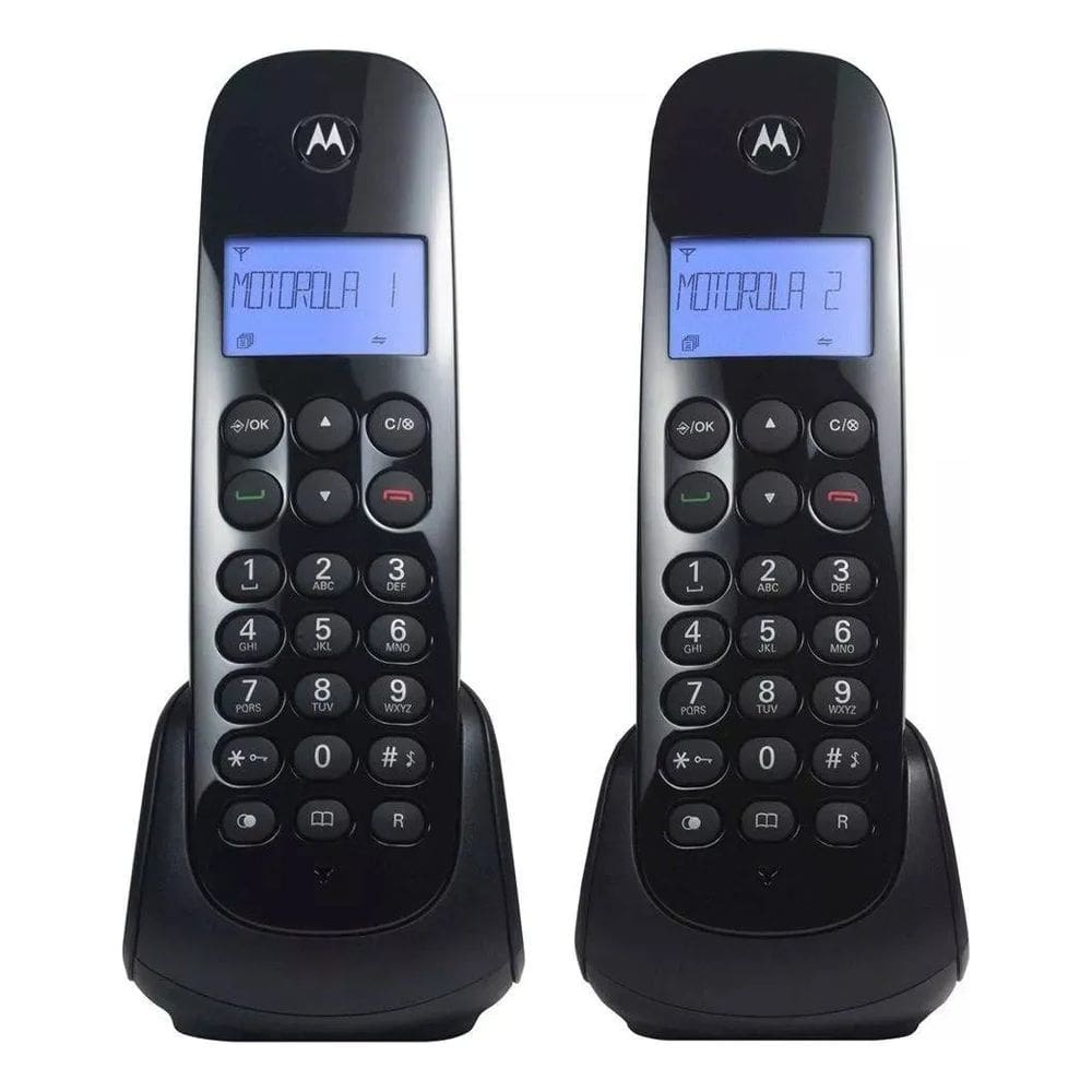 Telefone sem Fio Motorola MOTO700-MRD2 +1 Ramal com Identificador de Chamadas Digital