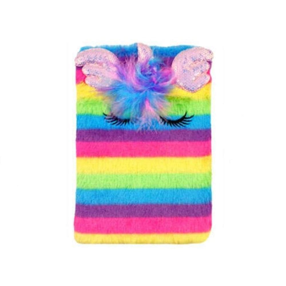 Agenda Pelúcia Arco-Íris 13 X 20