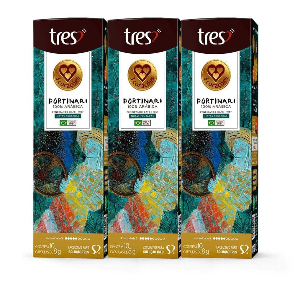 30 Cápsulas De Café Três Corações Portinari