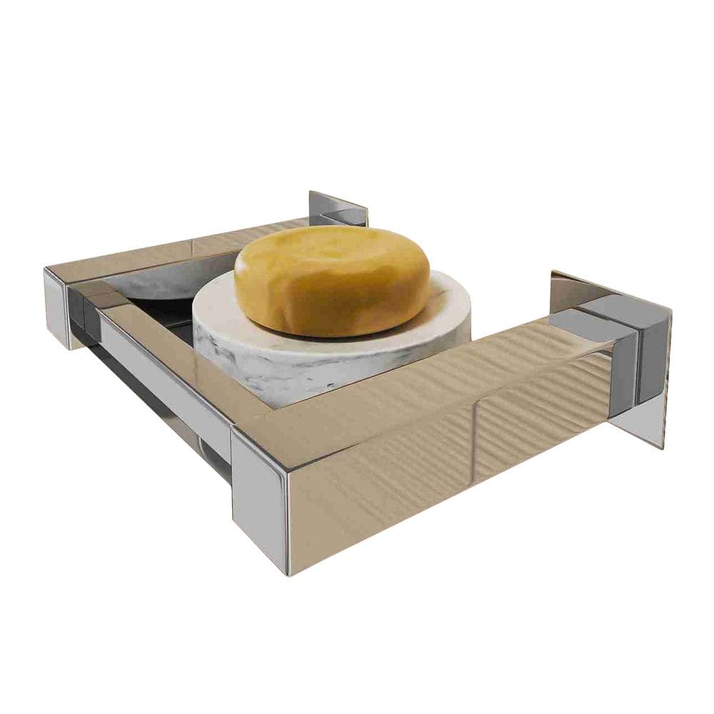 Saboneteira Aço Inox 16cm Polido Alto Brilho