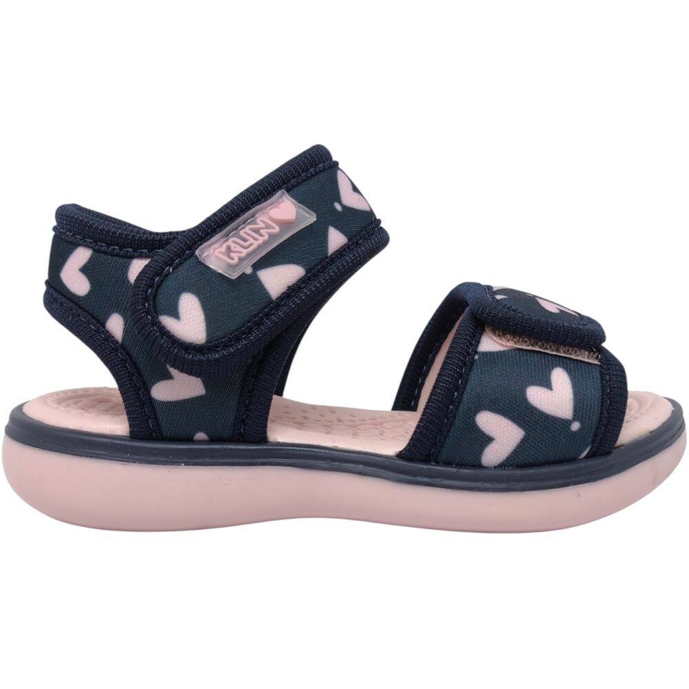 Sandália Infantil Menina Casual Dia a Dia Passeio Escola Anatômica Conforto Klin 297.014