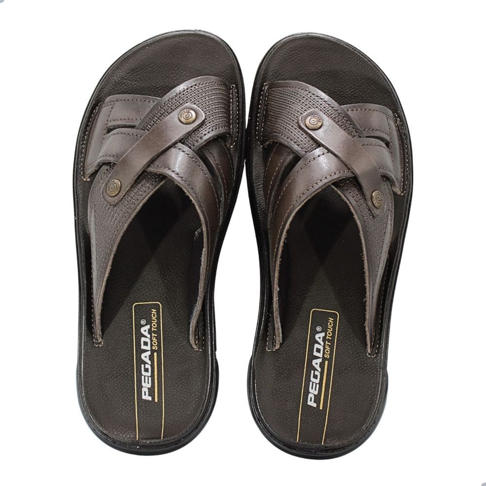 Chinelo Masculino Pegada Anilina Cravo