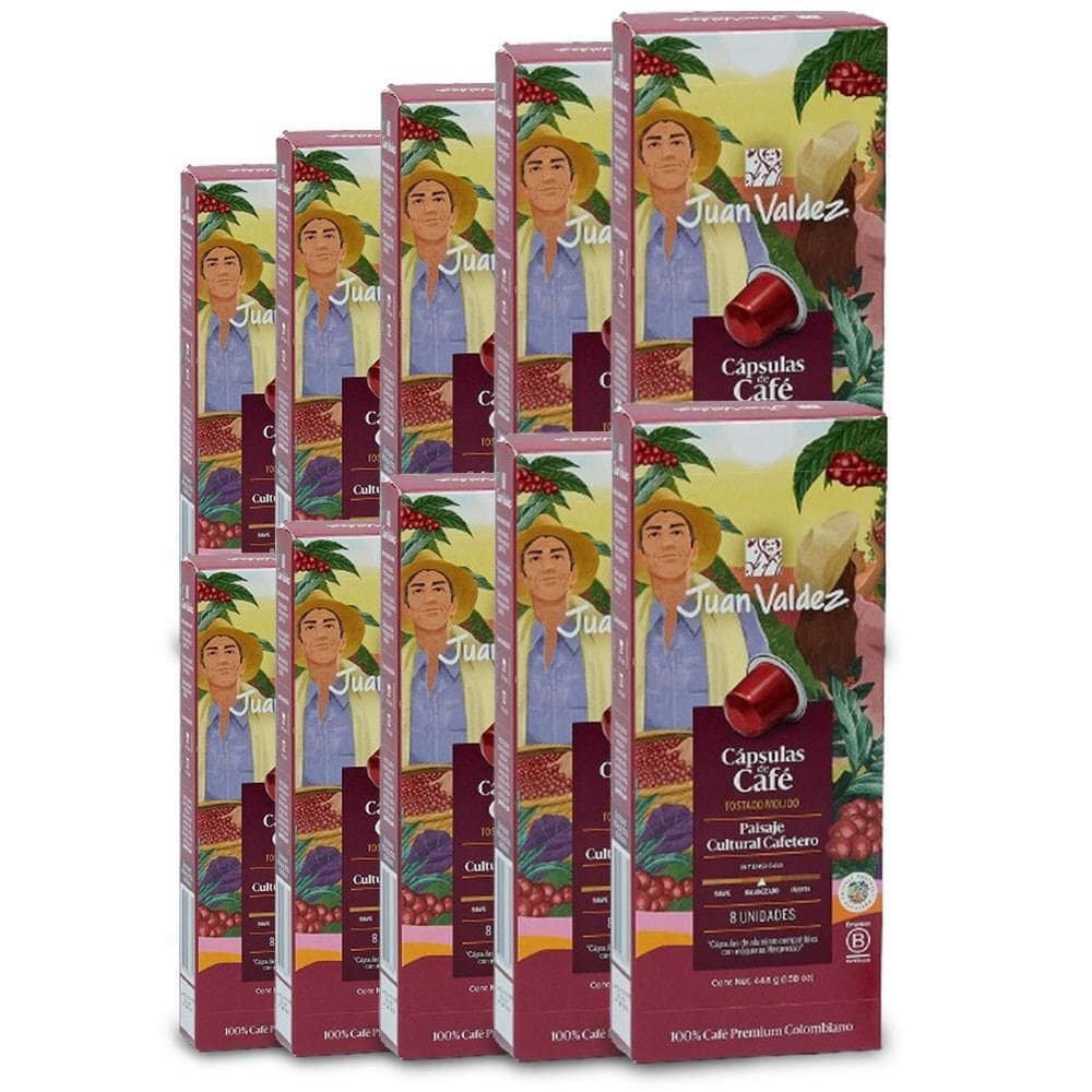 80 Cápsulas Nespresso Café Juan Valdez Paisaje Cultural