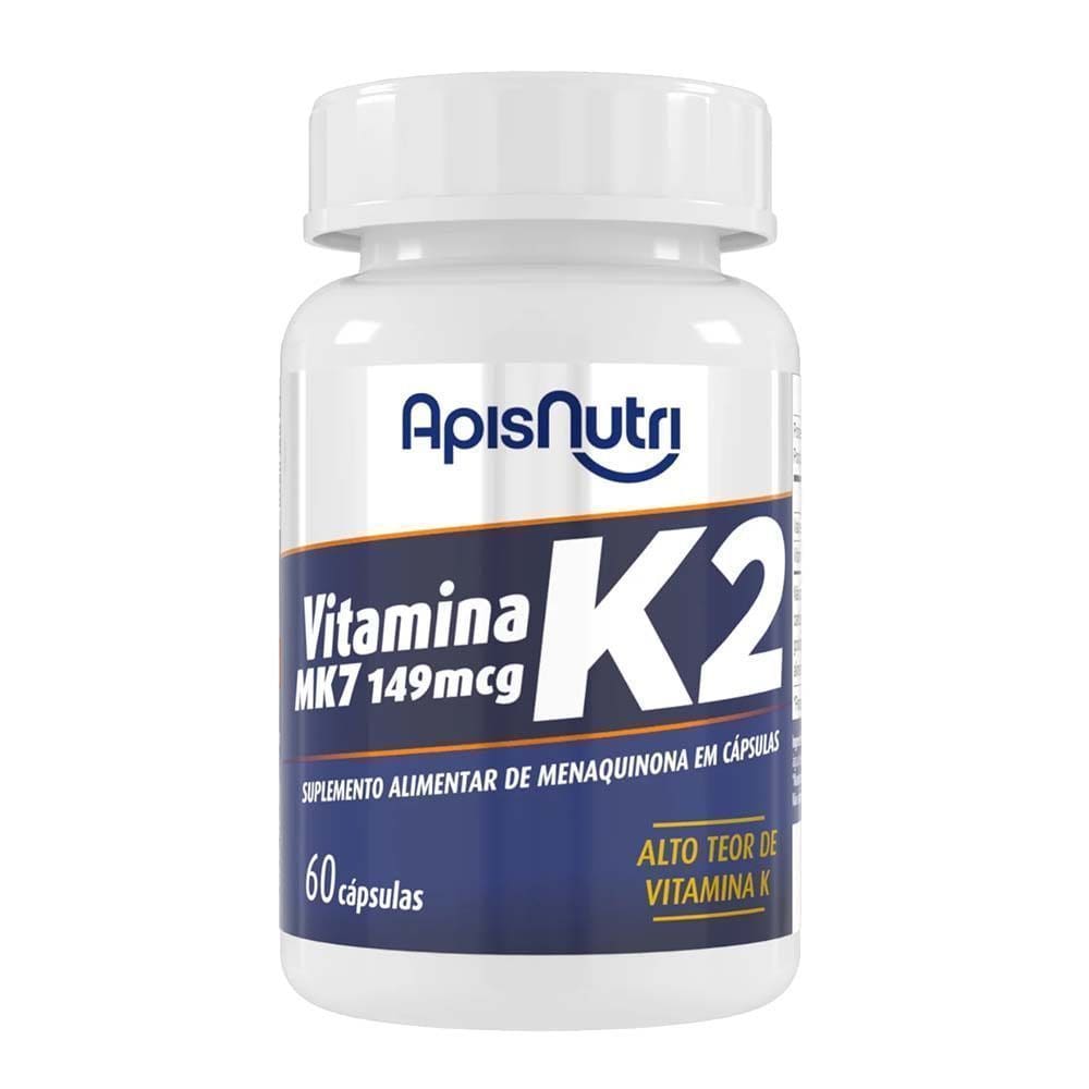 Suplemento de Vitamina K2 MK7 ApisNutri 60 Cápsulas