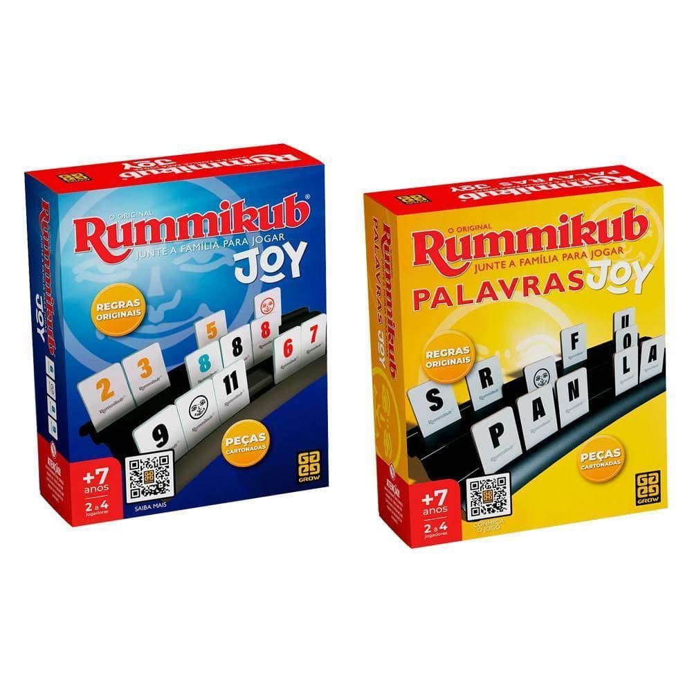 Combo Jogos Rummikub Joy