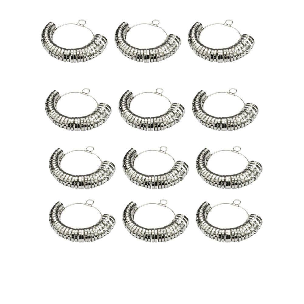 Kit 25Un Aneleira Metal Medir Dedo 1º À 36º Resistente