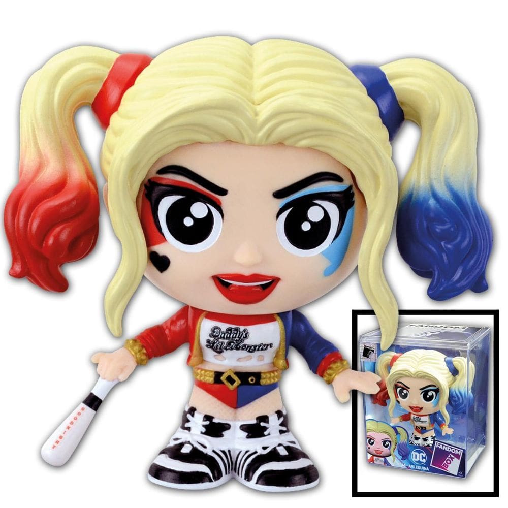 Boneco Fandom Colecionável Acrilico  Arlequina
