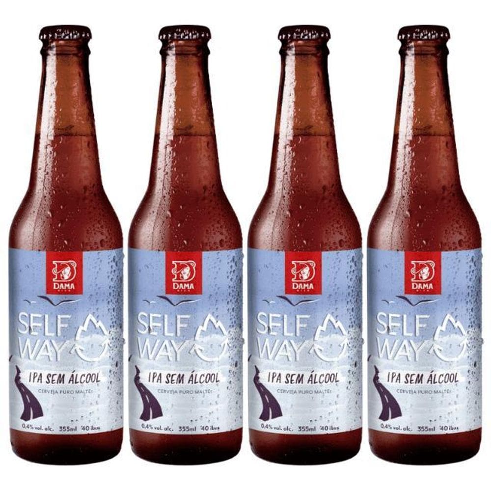 Cerveja Sem Álcool Ipa Self Way -355Ml - Nacional - 04 Un