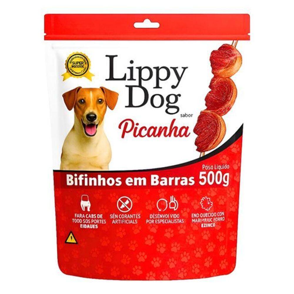 Bifinho Carne Picanha 500G Petisco Snack Cães Premium Adulto