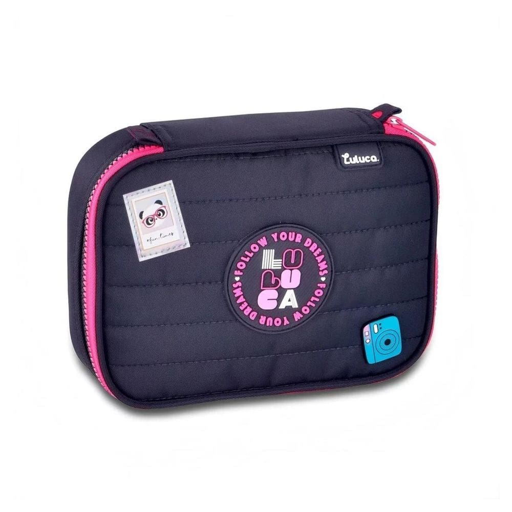 Estojo Box Preto Luluca Lu24640