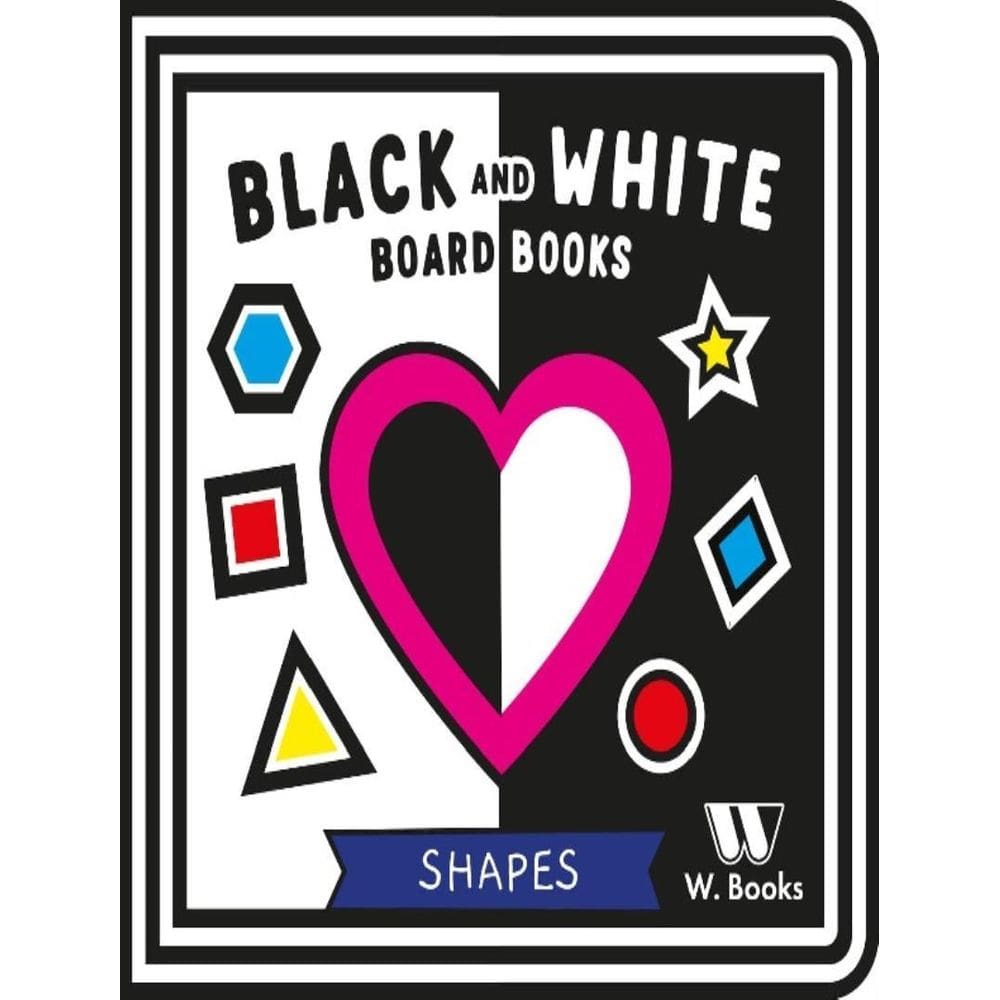 Black And White Board Books Shapes