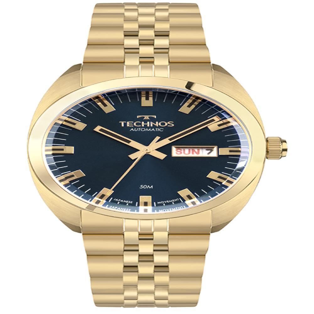 Relógio Technos Masculino Automático Dourado - 8205On/1A