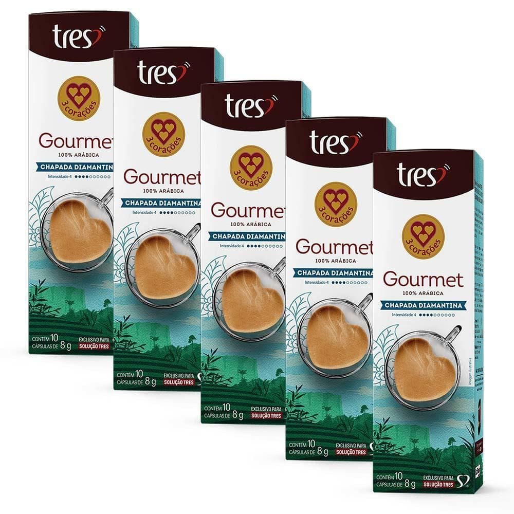50 Cápsulas Café 3 Corações Gourmet Chapada Diamantina