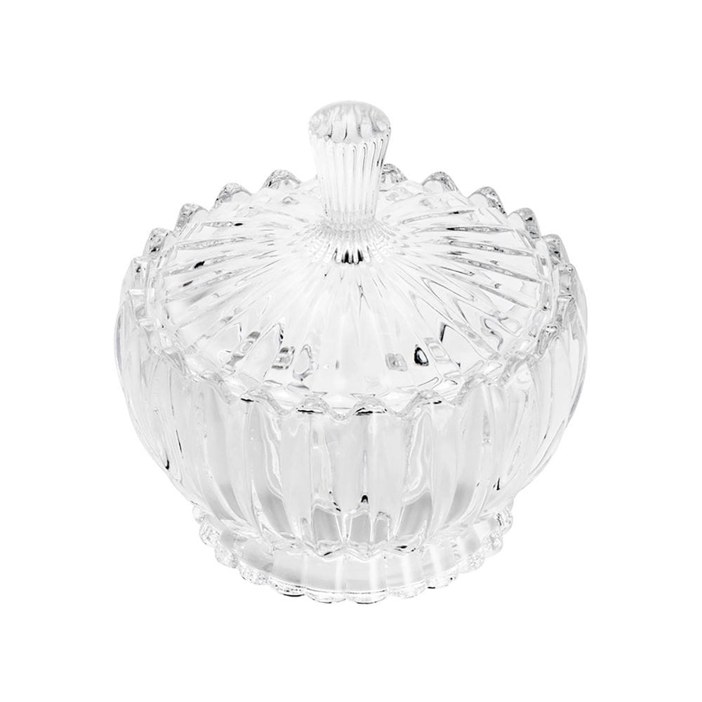 Bomboniere Potiche de Cristal Geneva Transparente 18x17cm Wolff