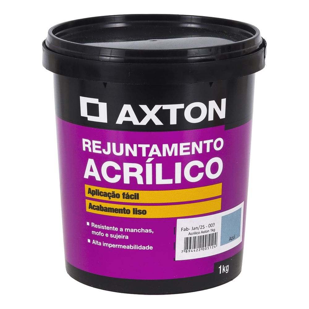 Rejunte Acrilico Azul 1 Kg Rendimento 3m2
