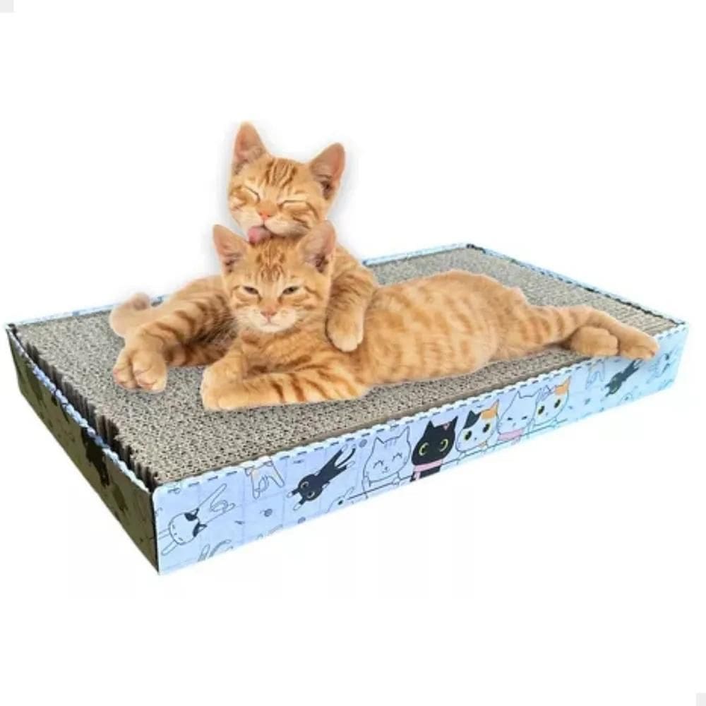 2X Arranhador De Papelão Para Gatos Brinquedo