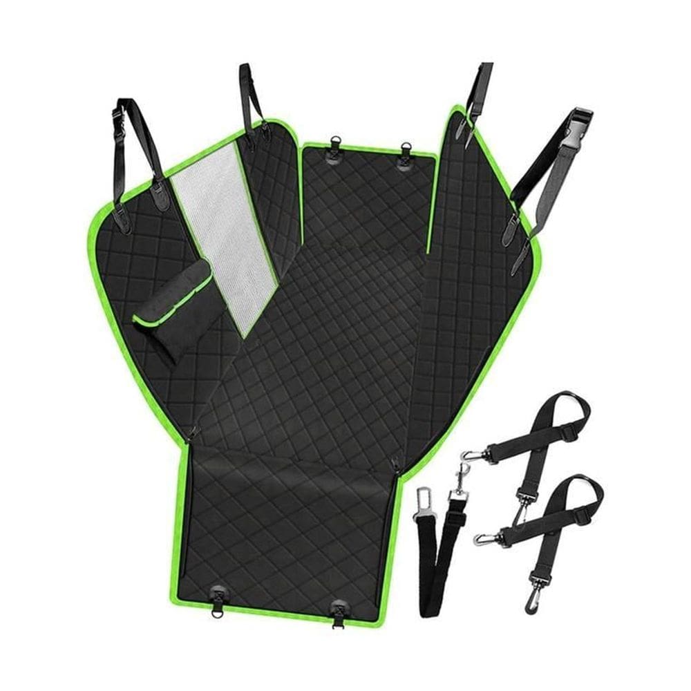 Capa Protetora Banco Traseiro Carro Preto Com Verde