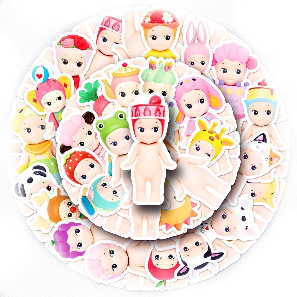 Adesivos Sonnys Anges em vinil impermeável Anime 50 unidades/lote