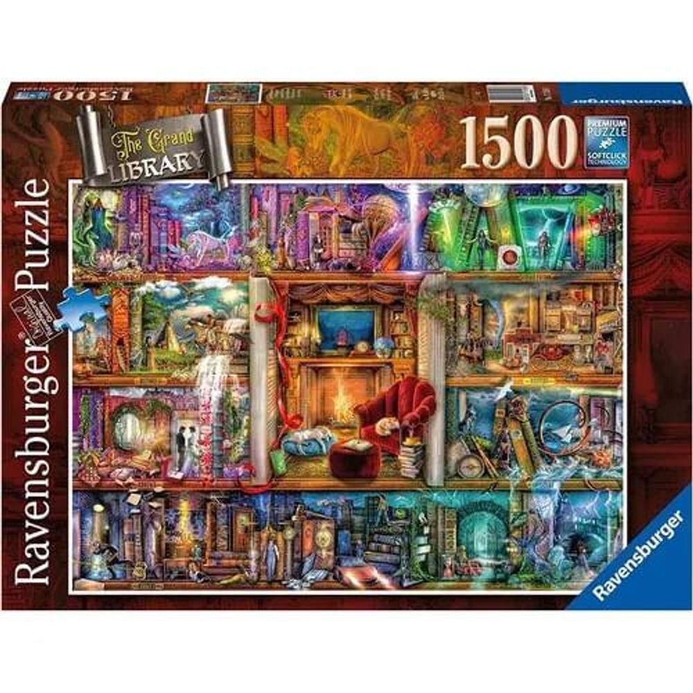 Puzzle 1500 Peças Biblioteca Grandiosa Ravensburger 12000190