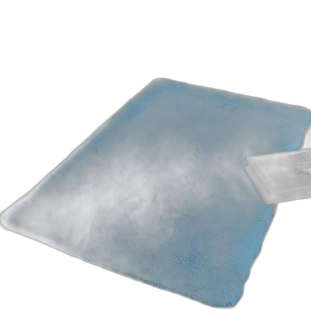 Tapete Chinchila Rozac Antiderrapante 50X70 Cm - Azul