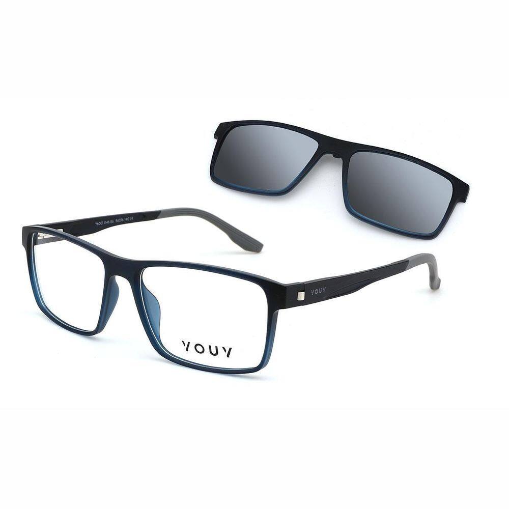 Armação De Óculos Youy Y6001K4656 Azul Fosco