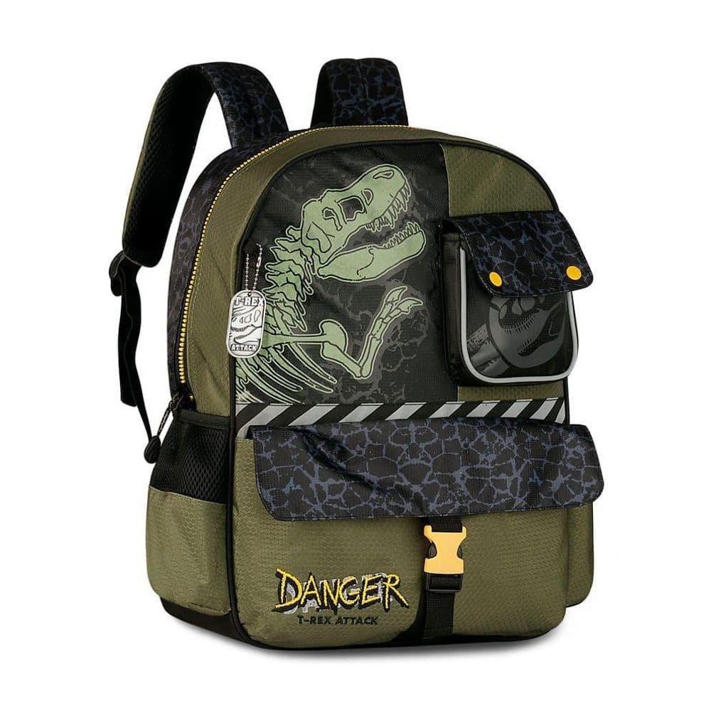 Mochila De Costas Infantil Dinossauro T-Rex Escolar Menino