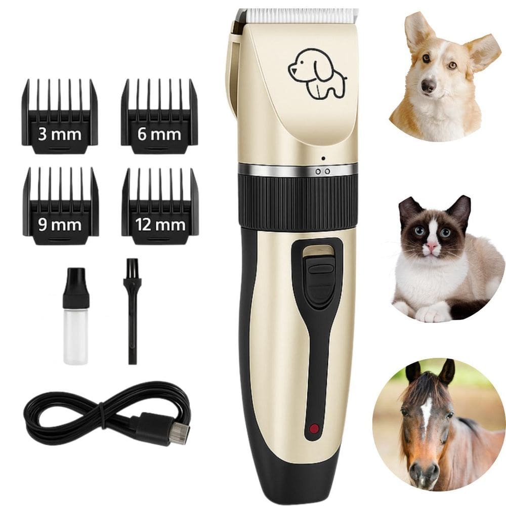 Máquina Dourada De Tosa - Ideal Para Cães E Gatos