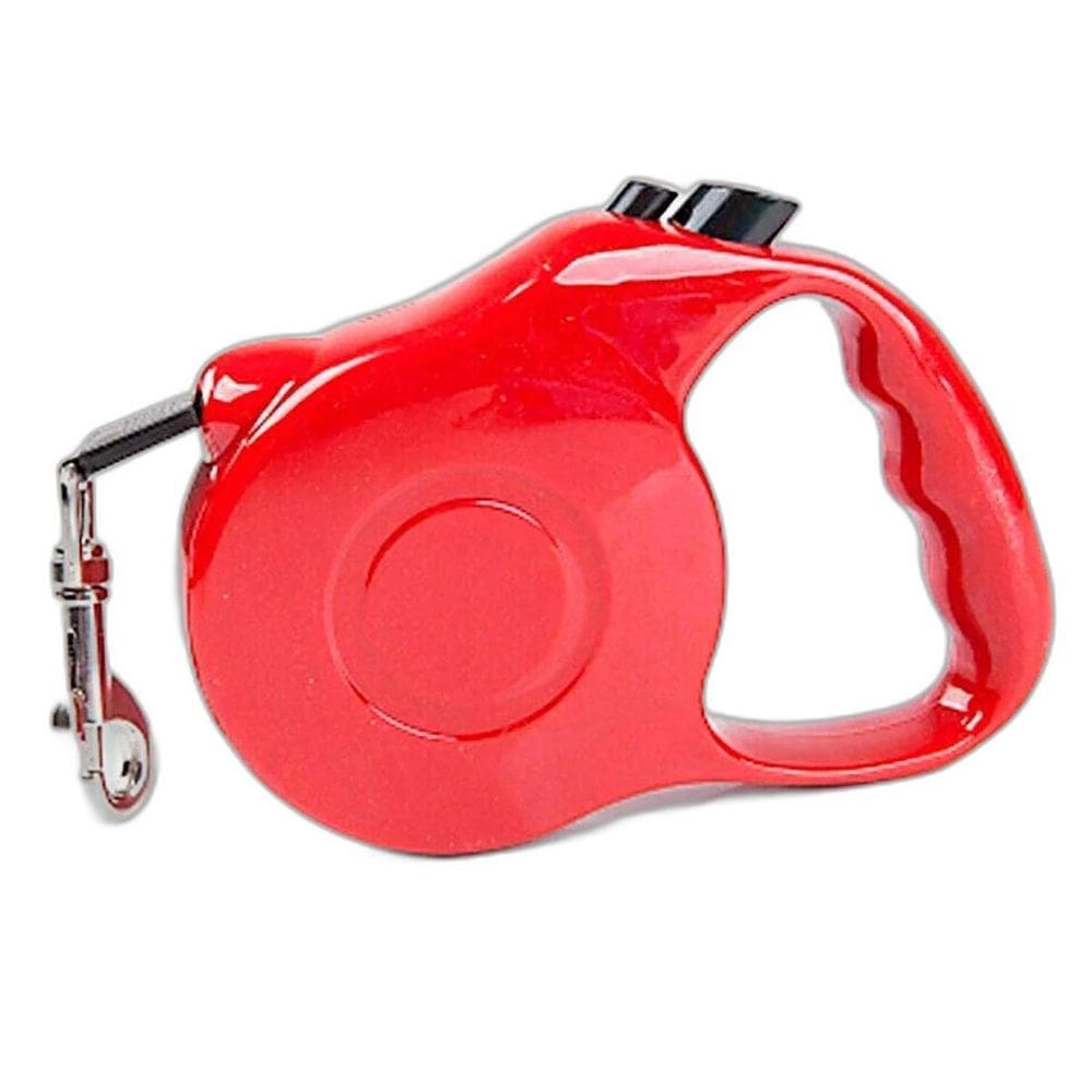 Guia De Coleira Retrátil Estica Volta Para Cachorro 5 Metros