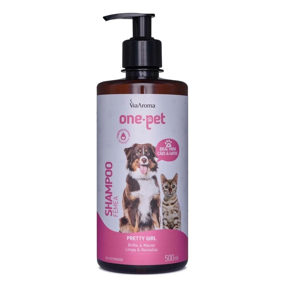 Shampoo One Pet Fêmea 500Ml Via Aroma