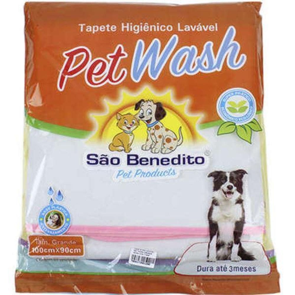 Tapete Higiênico Lavável 100Cmx90Cm-Pet Wash