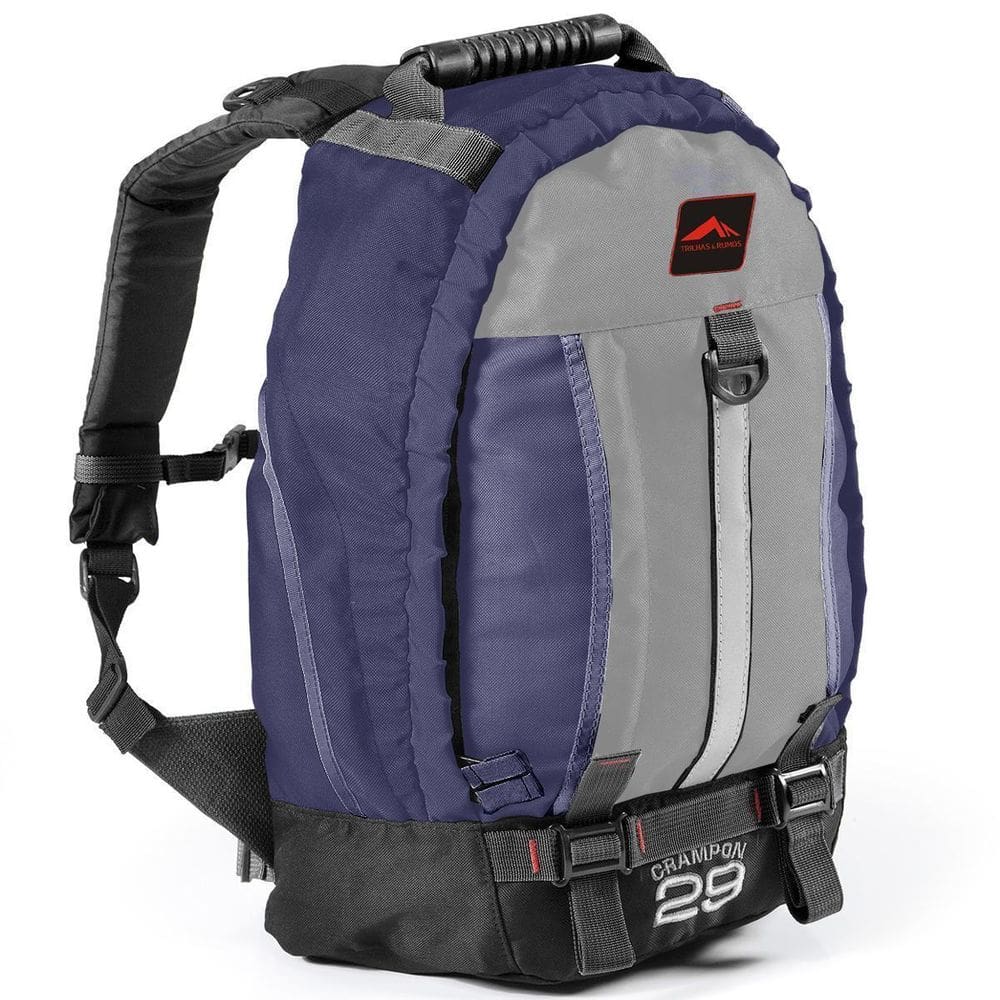 0029 - Mochila Crampon 29 - Marinho Com Cinza