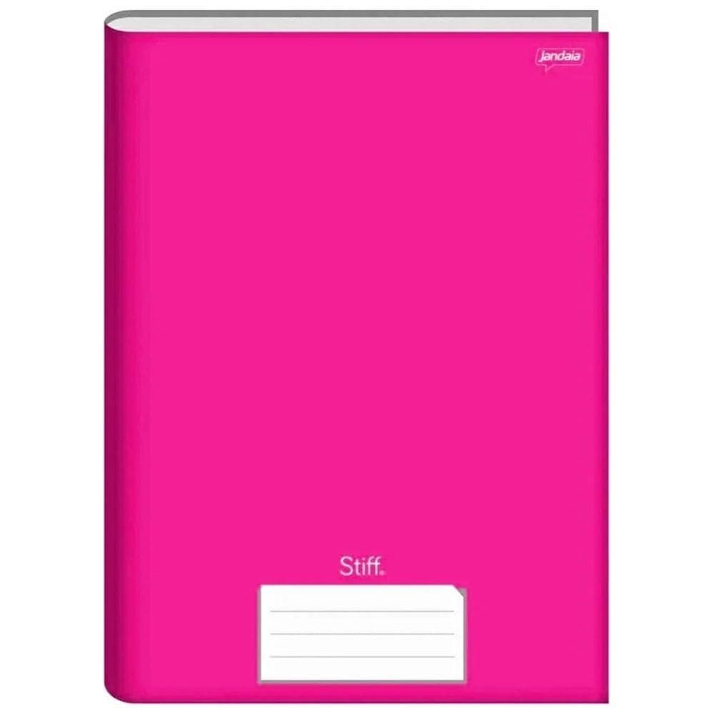 Caderno Brochura Pequeno 1/4 Stiff 96 Folhas Jandaia Rosa