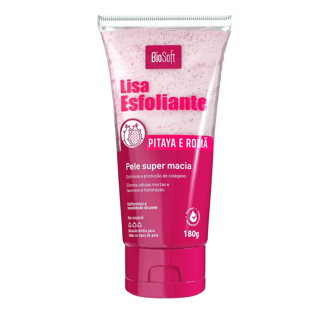 Lisa Esfoliante Corporal Bio Soft Pitaya e Romã 180g