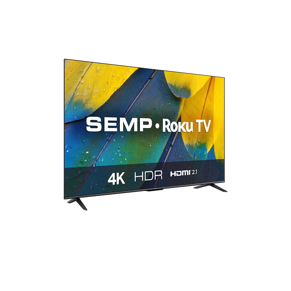 Smart TV 55” 4K LED SEMP  55RK8600 ROKU TV Wi-Fi