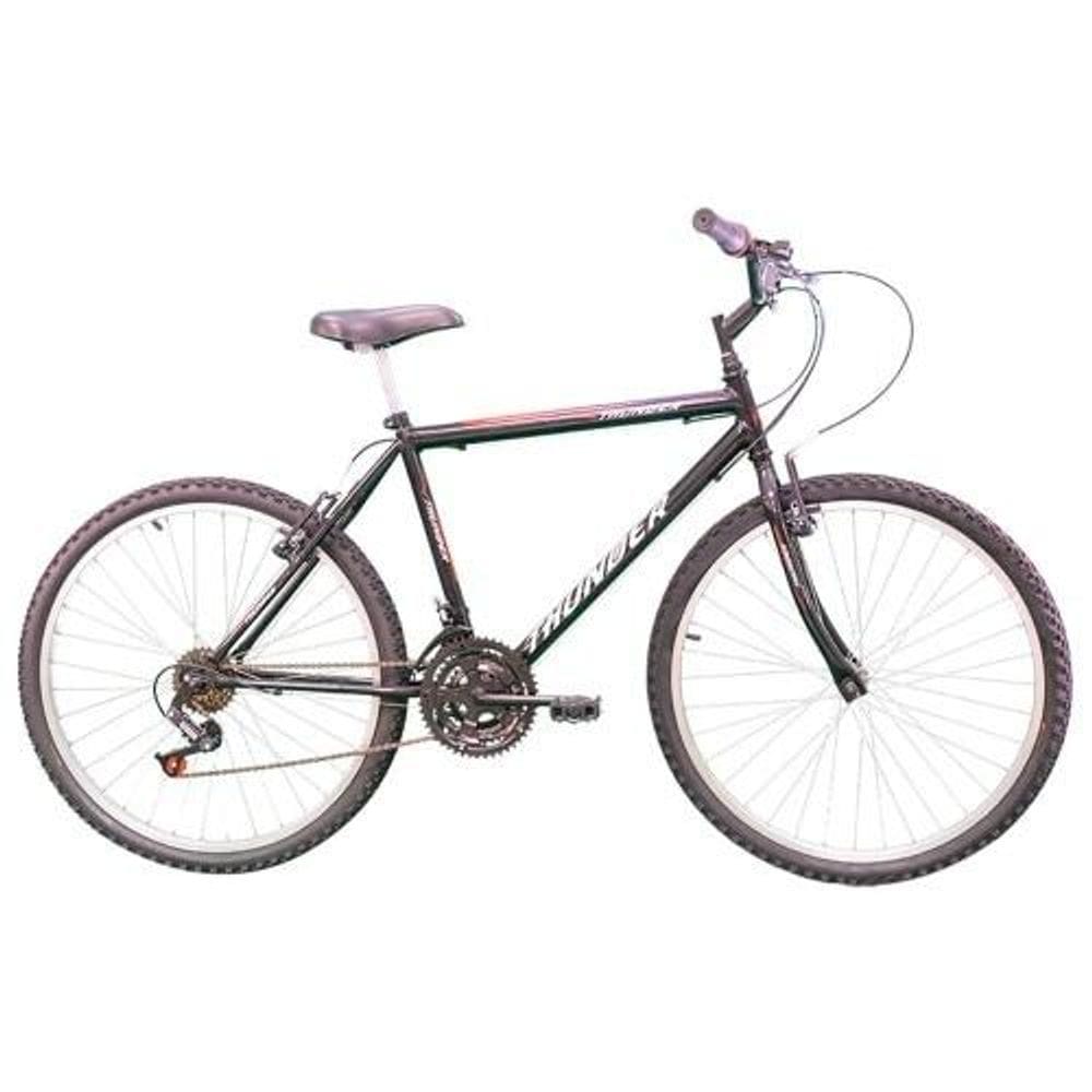 Bicicleta Aro 26 TK3 Track Thunder, 18 marchas, Preto